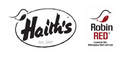 Haith's and Robin Red logo and licence for carp fishing bait ingredients for boilies and base mixes